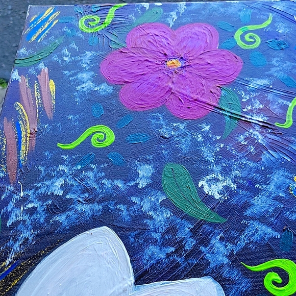 UNFRAMED Handmade Floral Art by Me. - Picture 5 of 5